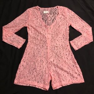 Pink Lace onesies